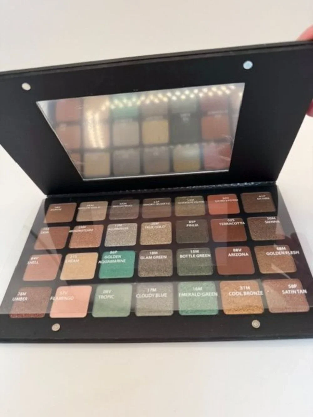 Natasha Denona 28 Green Brown Eyeshadow Palette 28 Pan Discontinued Rare